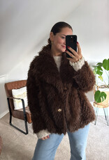 DANA FLOREA Faux Fur Jas Noa