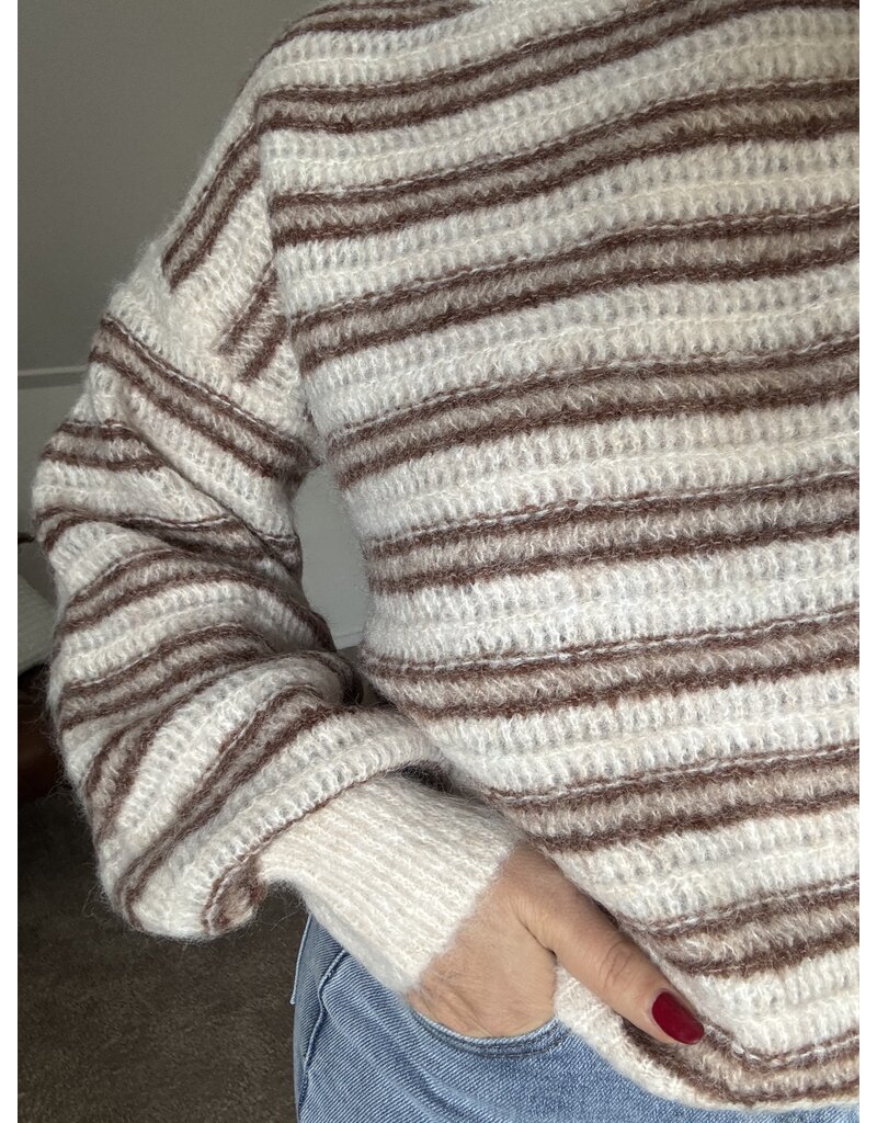 DANA FLOREA Trui Lara Beige/Bruin