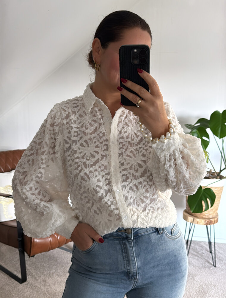 DANA FLOREA Blouse Floor Beige