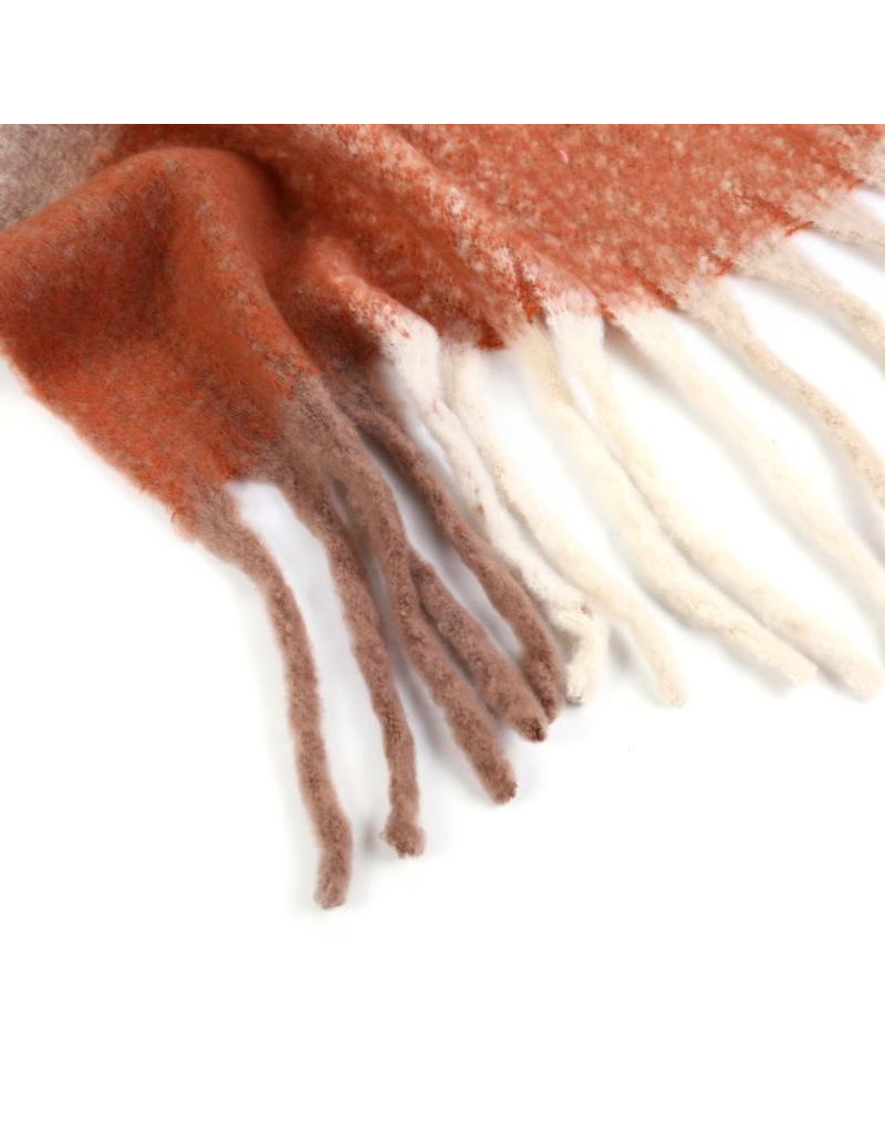 DANA FLOREA Zachte Winter Sjaal met Ruiten Motief