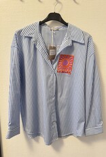 DANA FLOREA Blouse Le Soleil Blauw