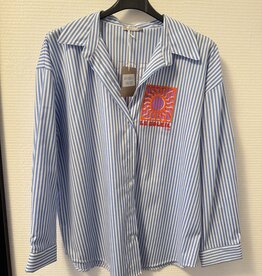 DANA FLOREA Blouse Le Soleil Blauw