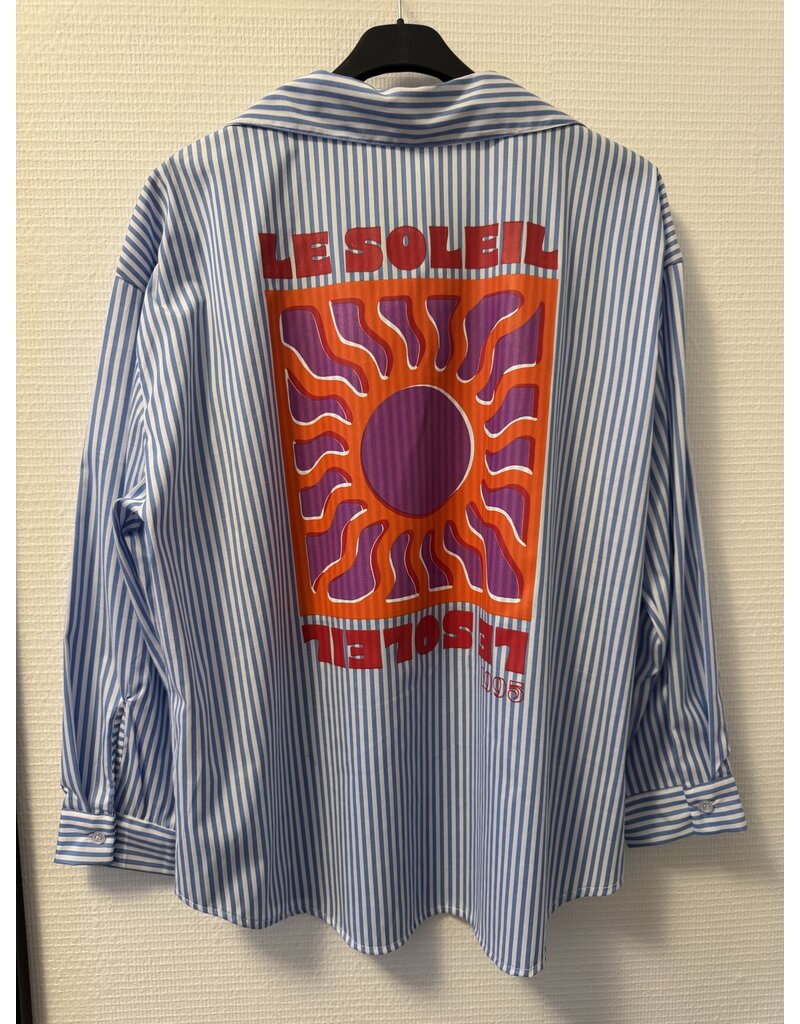 DANA FLOREA Blouse Le Soleil Blauw