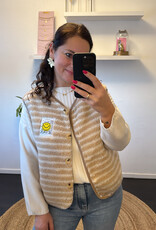 DANA FLOREA Gilet Sun Taupe/Beige