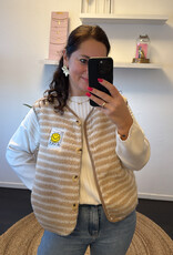 DANA FLOREA Gilet Sun Taupe/Beige