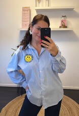 DANA FLOREA Blouse Happy Life Blauw