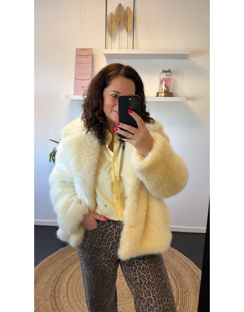 DANA FLOREA Faux Fux Jas Botergeel