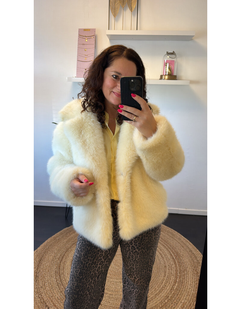 DANA FLOREA Faux Fux Jas Botergeel