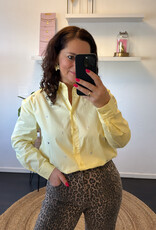 DANA FLOREA Blouse Studs Hartjes Geel