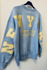 DANA FLOREA Trui New York Blauw