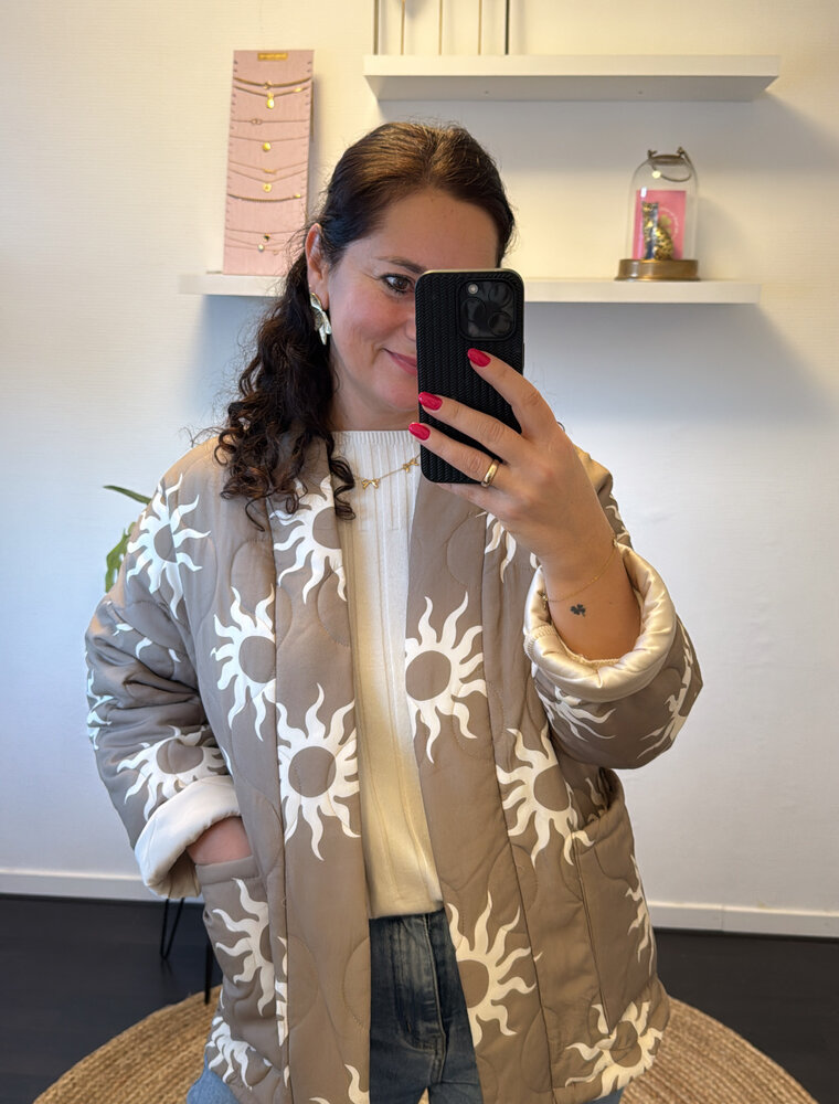DANA FLOREA Jacket Olivia Sun Taupe