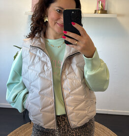 DANA FLOREA Bodywarmer Didi Taupe