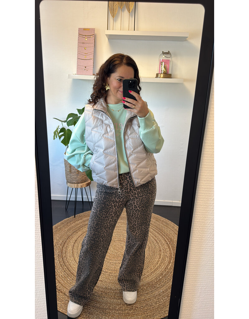 DANA FLOREA Bodywarmer Didi Taupe