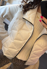 DANA FLOREA Bodywarmer Didi Off White