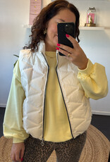 DANA FLOREA Bodywarmer Didi Off White