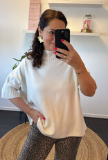 DANA FLOREA Top Celeste Beige