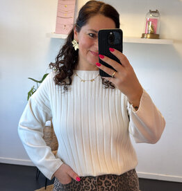 DANA FLOREA Trui Claire Beige