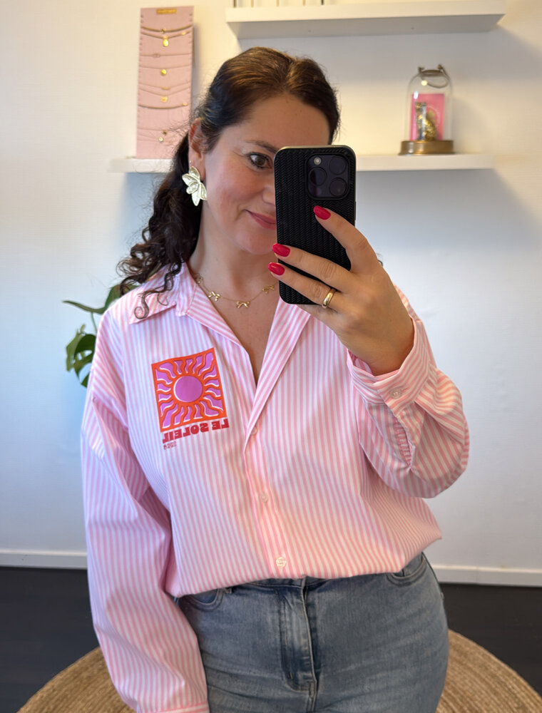 DANA FLOREA Blouse Le Soleil Roze