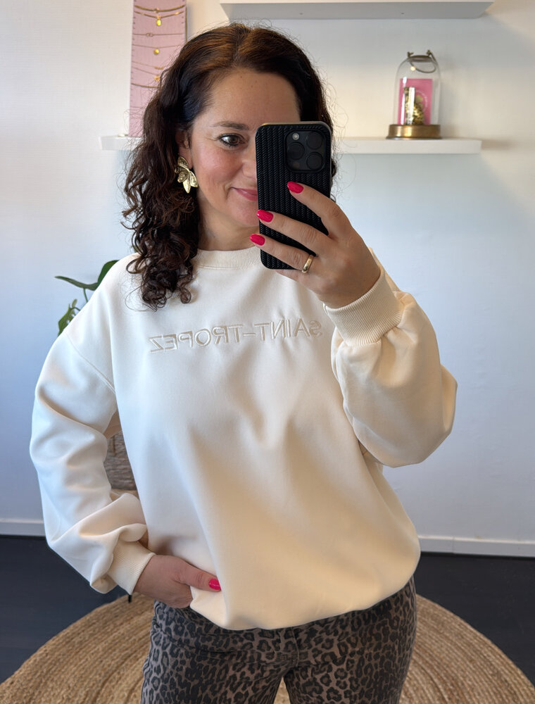 DANA FLOREA Saint Tropez Sweater Beige