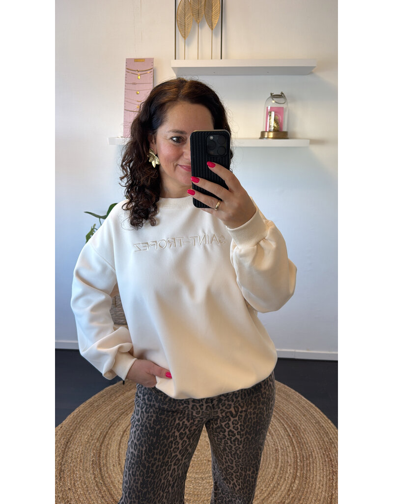 DANA FLOREA Saint Tropez Sweater Beige