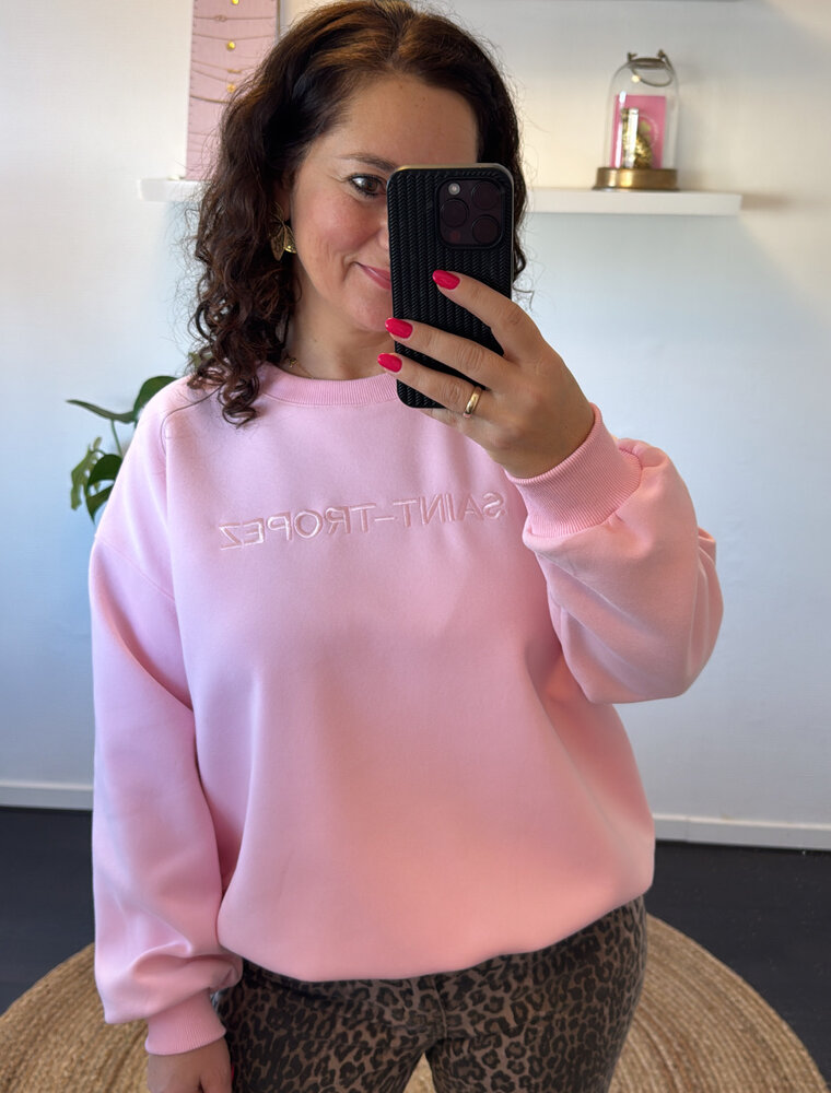 DANA FLOREA Saint Tropez Sweater Roze