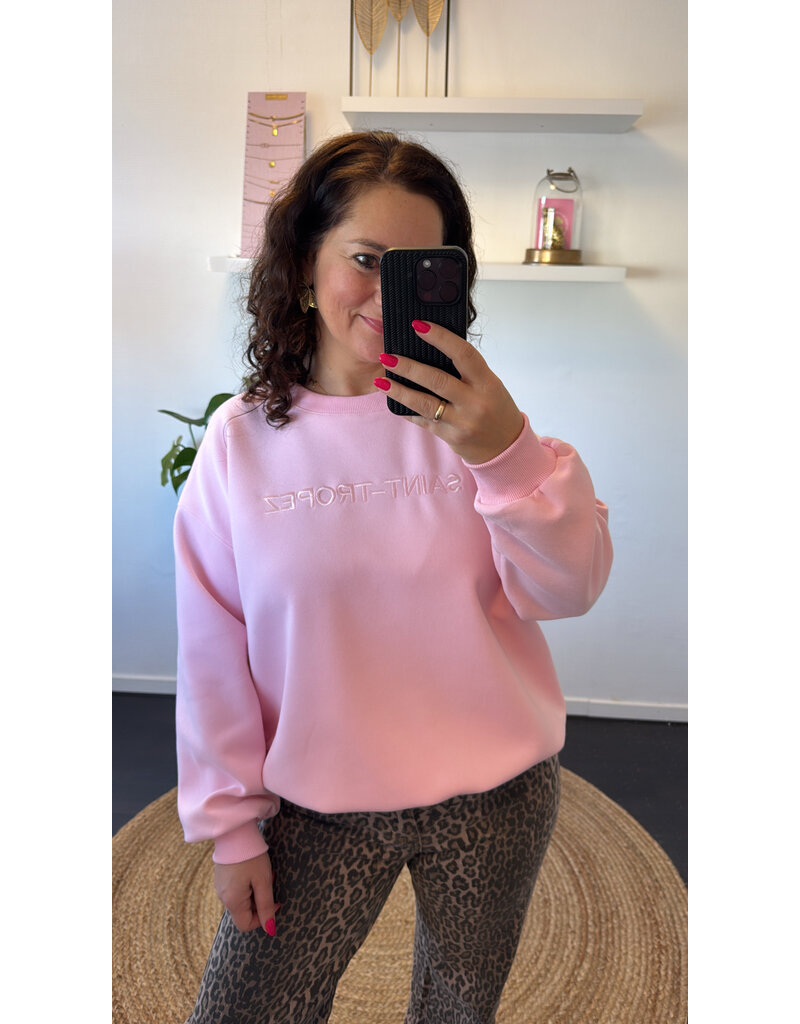 DANA FLOREA Saint Tropez Sweater Roze