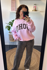 DANA FLOREA Wide Leg Jeans Leopard