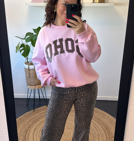 DANA FLOREA Wide Leg Jeans Leopard