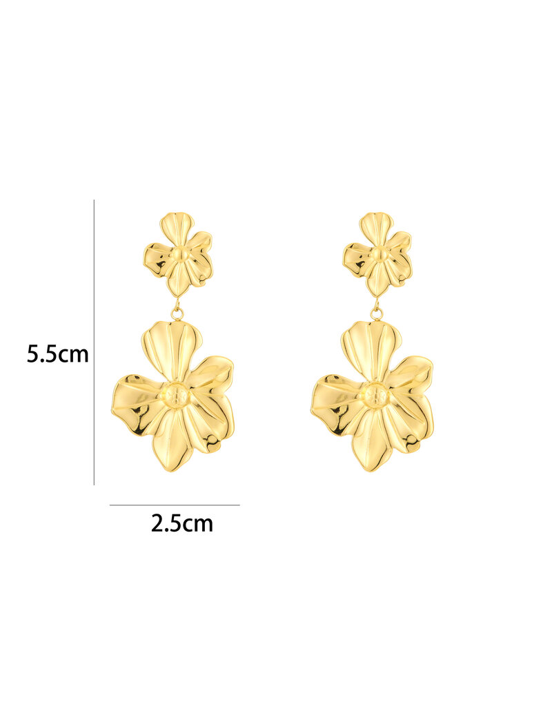 DANA FLOREA Bloemen Oorbellen