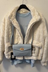 DANA FLOREA Schoudertas Carmen Lichtblauw