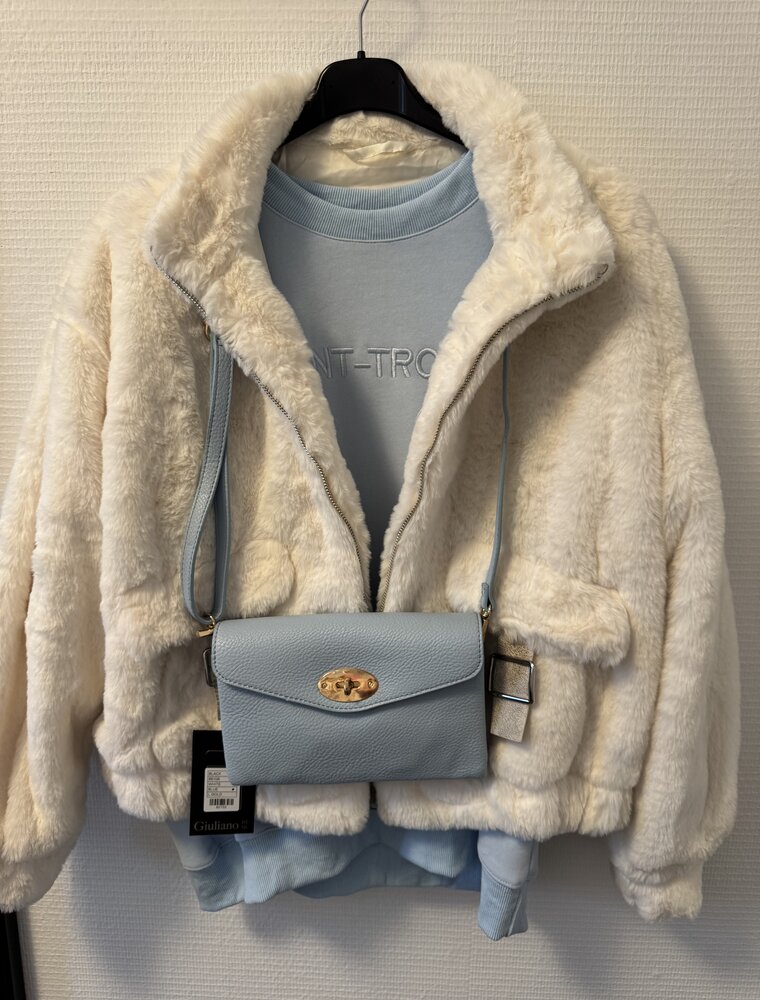 DANA FLOREA Schoudertas Carmen Lichtblauw