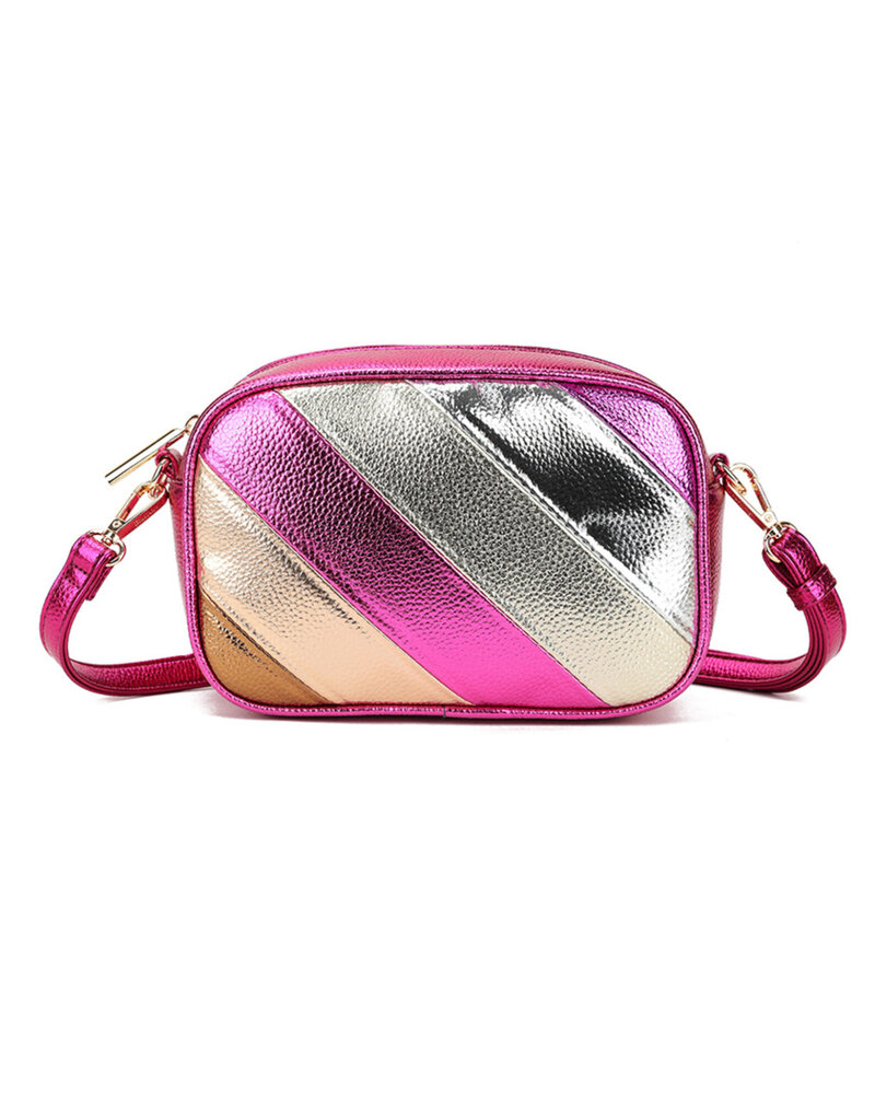 DANA FLOREA Schoudertas Rainbow Fuchsia