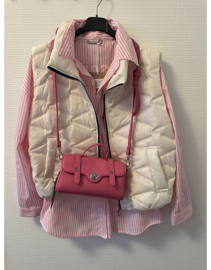 DANA FLOREA Schoudertas Lara Roze