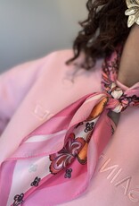 DANA FLOREA Zijdezachte sjaaltje vierkant Lexi