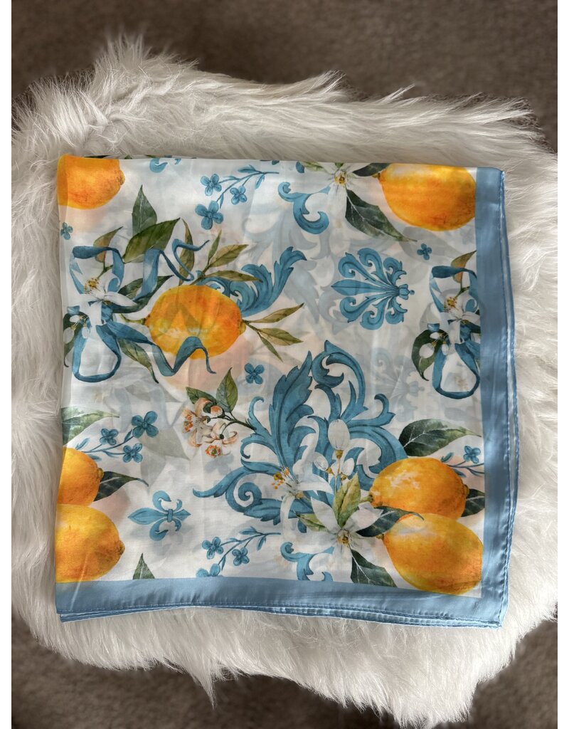 DANA FLOREA Zijdezachte sjaaltje vierkant Evi