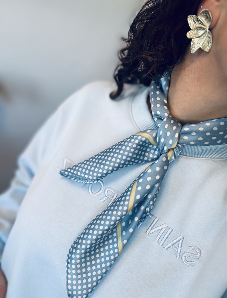 DANA FLOREA Zijdezachte sjaaltje vierkant Lara