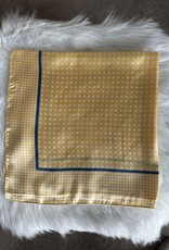 DANA FLOREA Zijdezachte sjaaltje vierkant Kate Geel