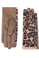 DANA FLOREA Handschoen Luipaard Camel