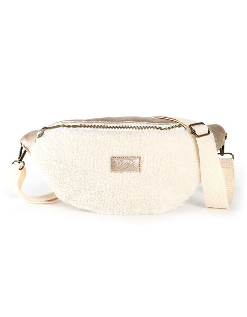 I’m Dutch Teddy Crossbodytas White