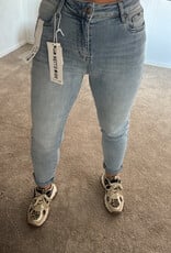 DANA FLOREA Mom Fit Jeans Light Blue