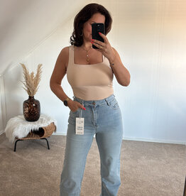 DANA FLOREA Wide Leg Jeans Light Blue