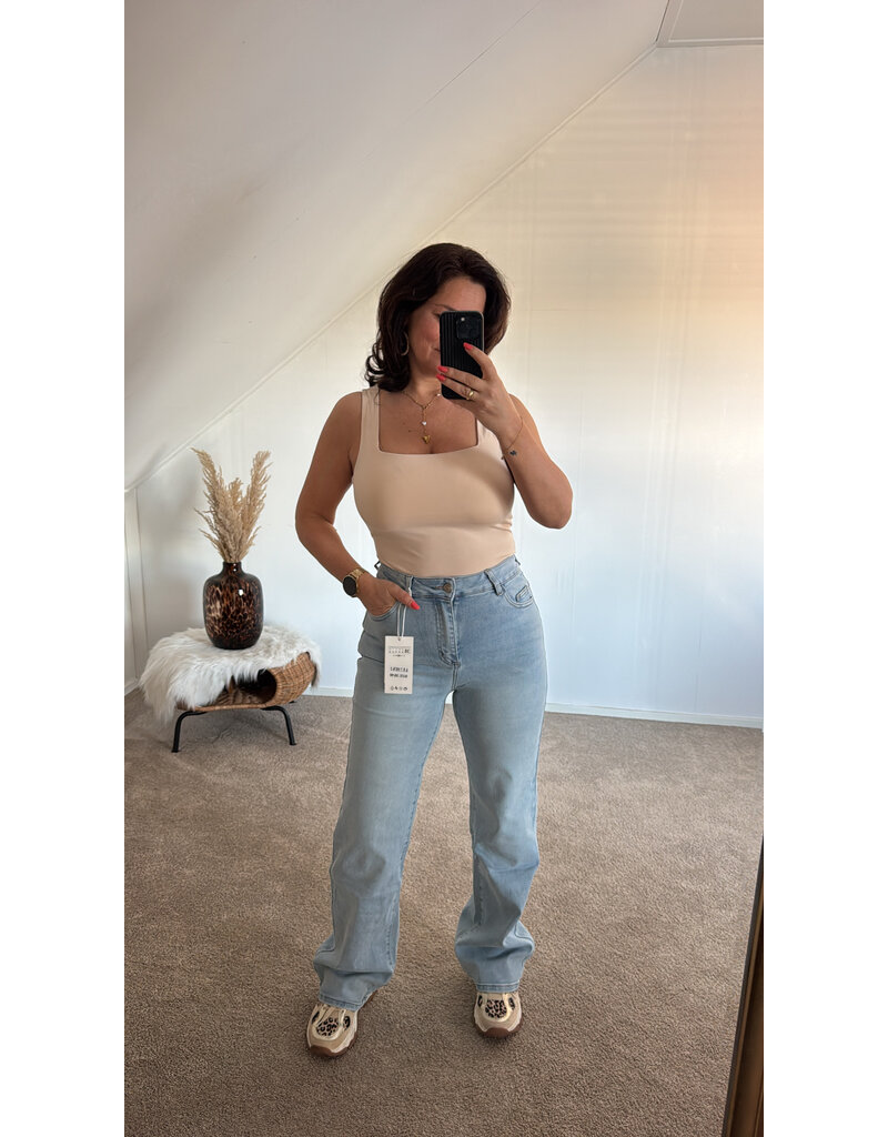 DANA FLOREA Wide Leg Jeans Blue