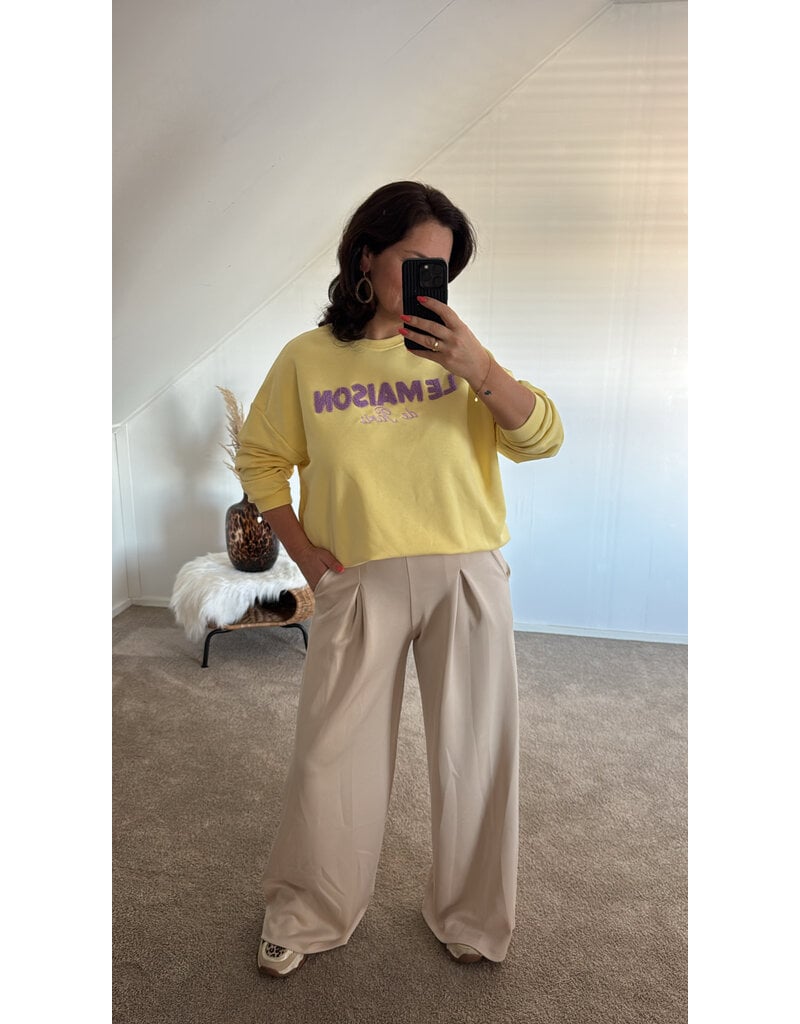 DANA FLOREA Sweater Le Maison Geel