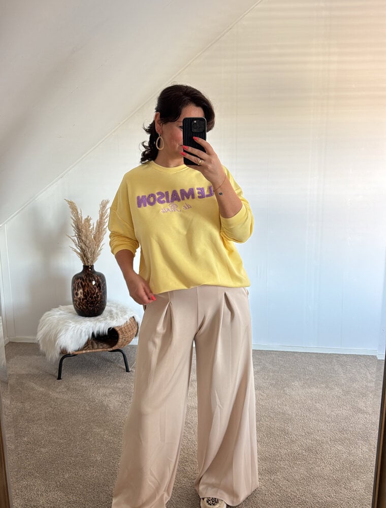 DANA FLOREA Broek Lizzy Beige