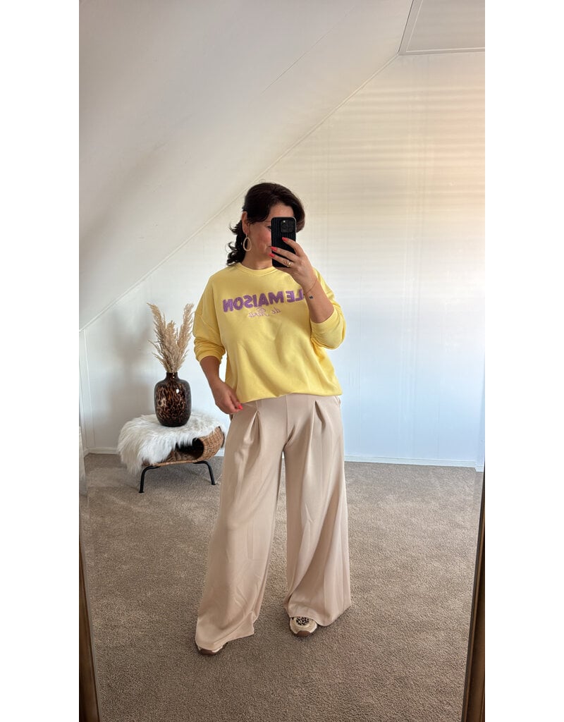 DANA FLOREA Broek Lizzy Beige