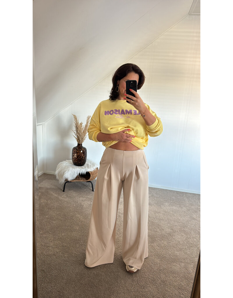 DANA FLOREA Broek Lizzy Beige