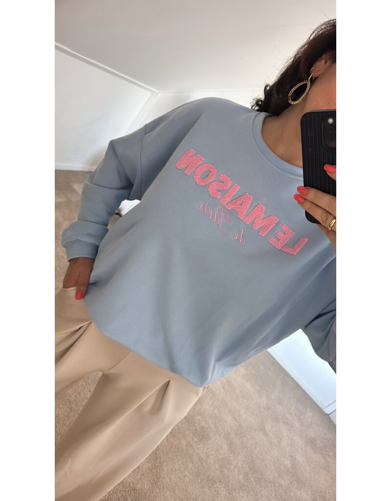 DANA FLOREA Sweater Le Maison Blauw