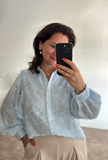 DANA FLOREA Blouse Fleur Lichtblauw