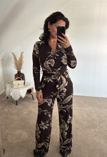 DANA FLOREA Jumpsuit Liv Bruin/Beige