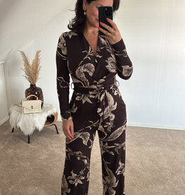 DANA FLOREA Jumpsuit Liv Bruin/Beige